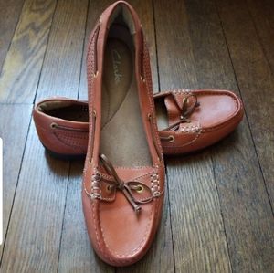 Clark's driving loafers